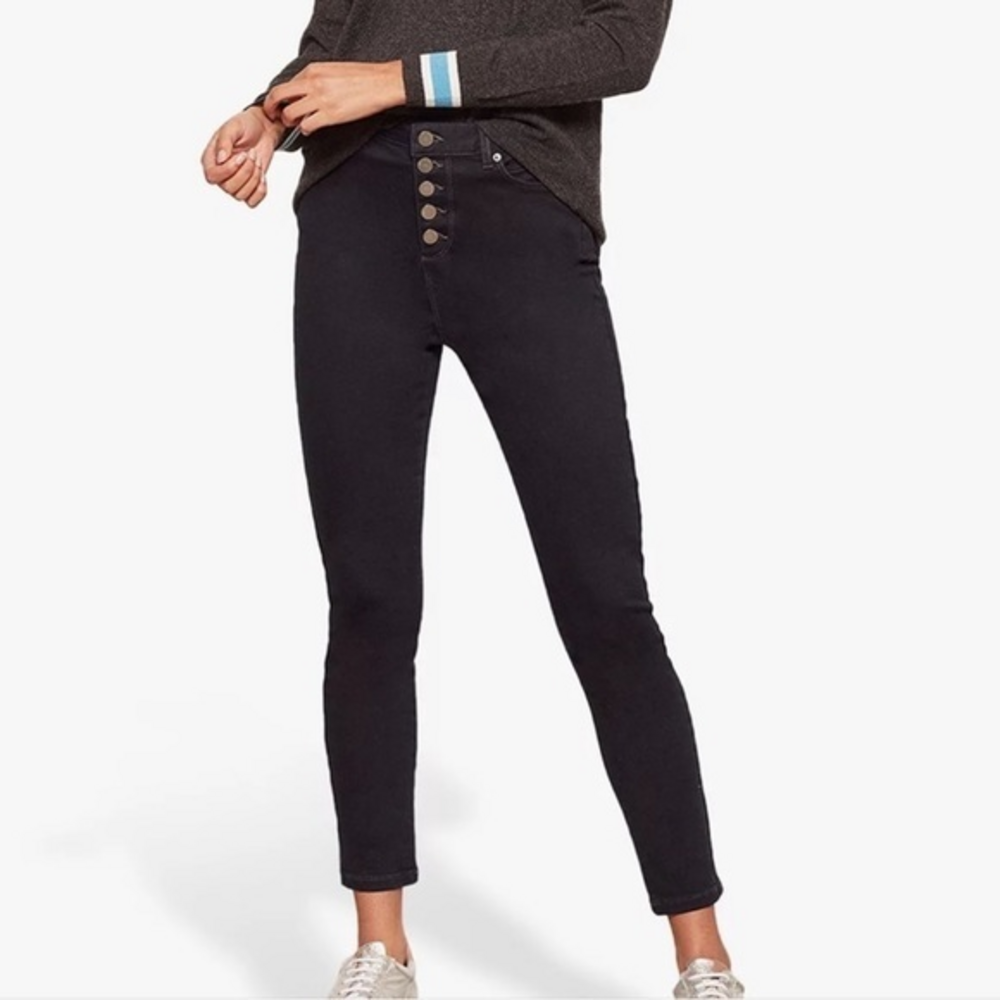 NWOT MintVelvet Joliet Button‎ Fly Hi Rise Jeans Size 12R